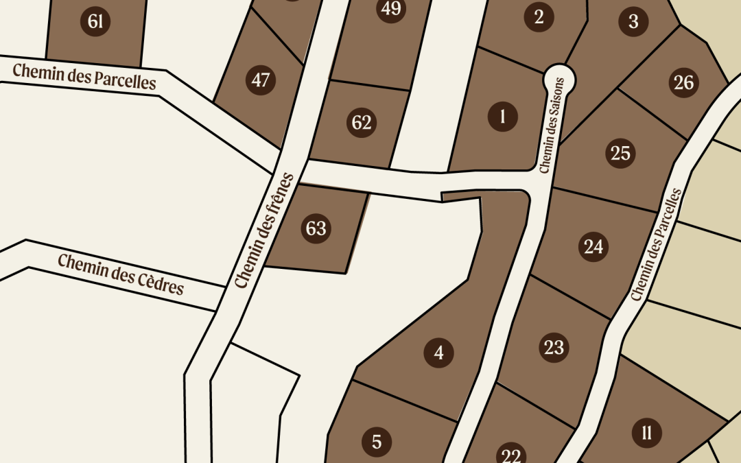 Map terrains les PARCELLES – mobile – ENG